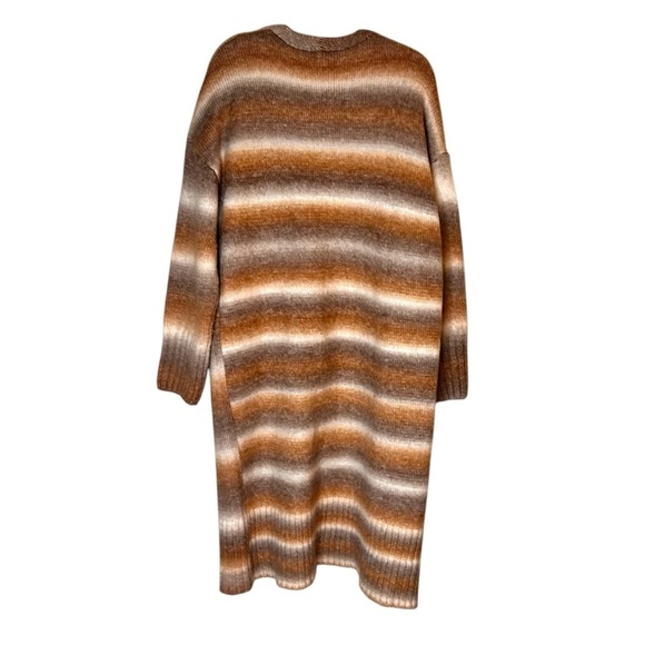 Z Supply Naya Marled Cardigan Light Taupe- Ombré Duster Cardigan- Size Medium - Picture 7 of 12
